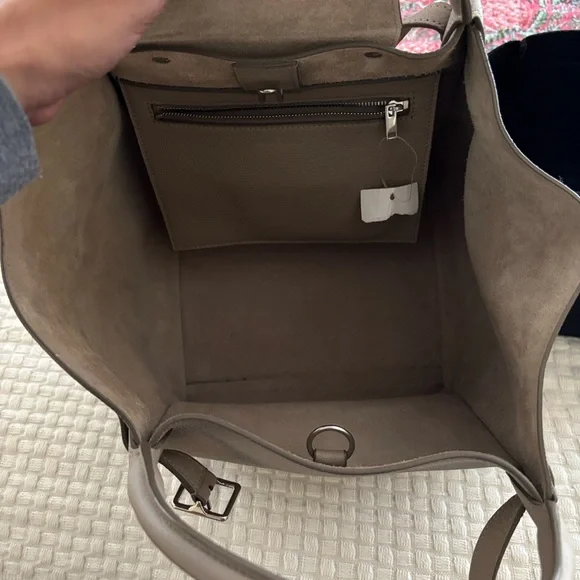 Celine Taupe Beige Leather Big Bag Small - Picture 5 of 10